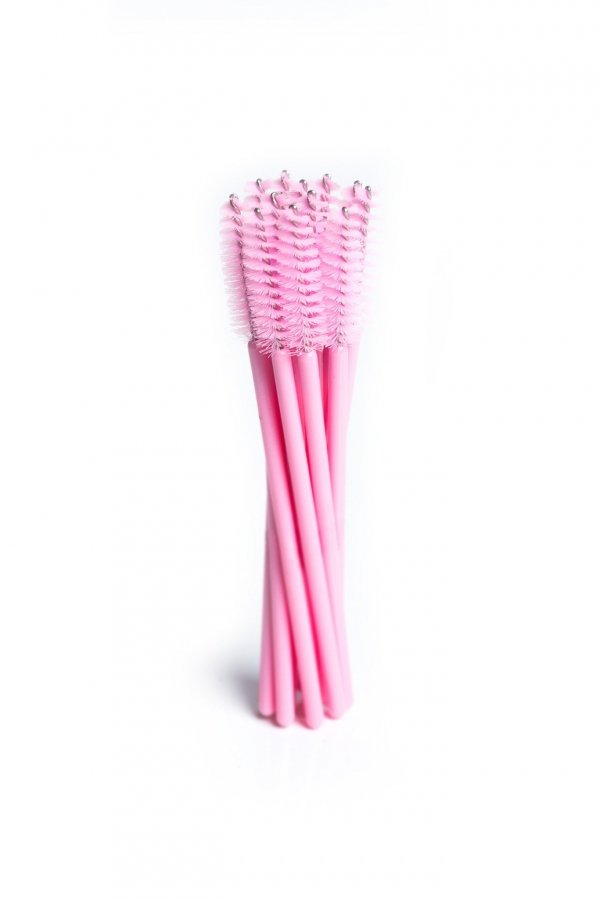 Lash brushes pink 50stuks